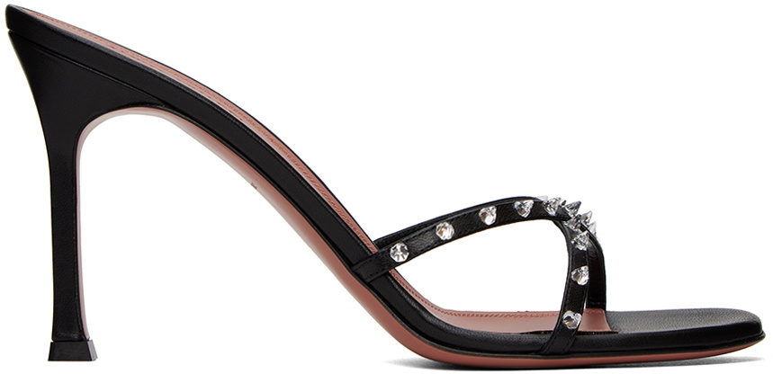 amina muaddi heels black