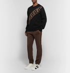 Fendi - Logo-Intarsia Wool Sweater - Men - Black