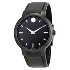 Movado Gravity Black Carbon Fiber Mens Watch 0606849