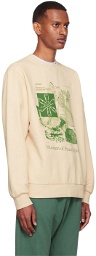 Museum of Peace & Quiet Beige Cotton Sweatshirt