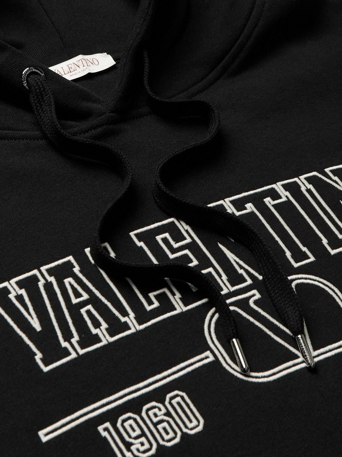 VALENTINO♪ プリント ロゴ入りコットンフーディ 7V3MF29MB1M9RA VALENTINO♪ プリント ロゴ入りコットンフーディ 7V3MF29MB1M9RA