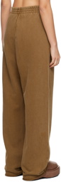 We11done Brown Embroidered Lounge Pants