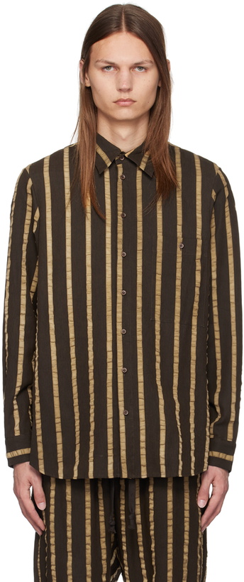 Photo: UMA WANG Brown Tab Shirt