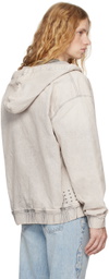 Ksubi Gray Pluto Denim Jacket