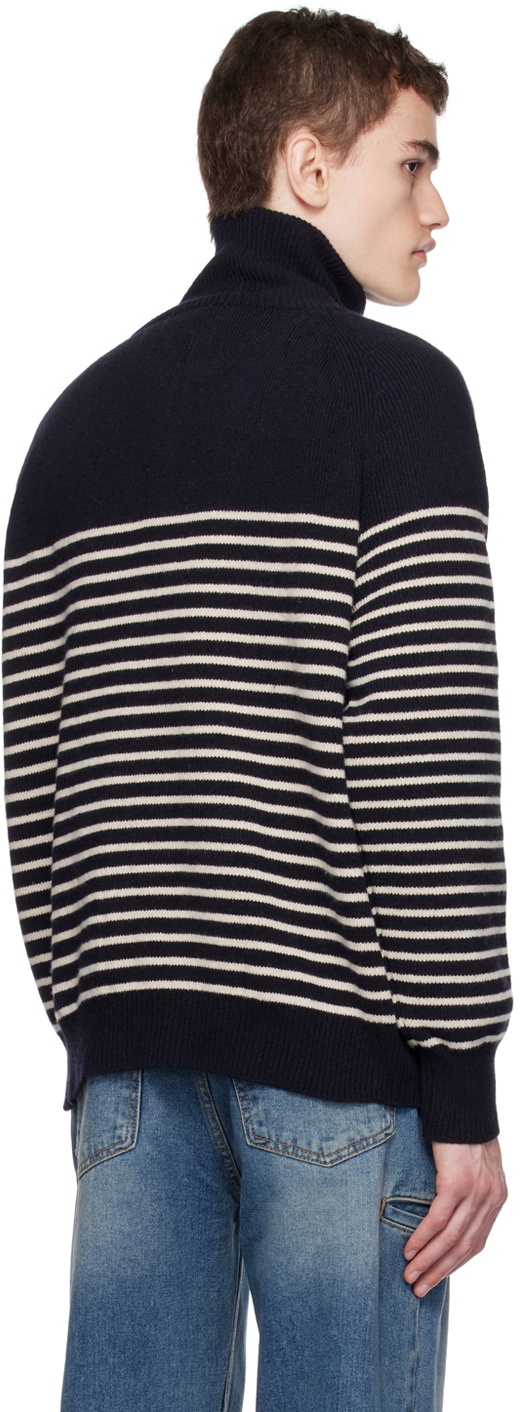 Dunst Navy Striped Sweater