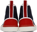 Christian Louboutin Blue & Red Pedro Sneakers