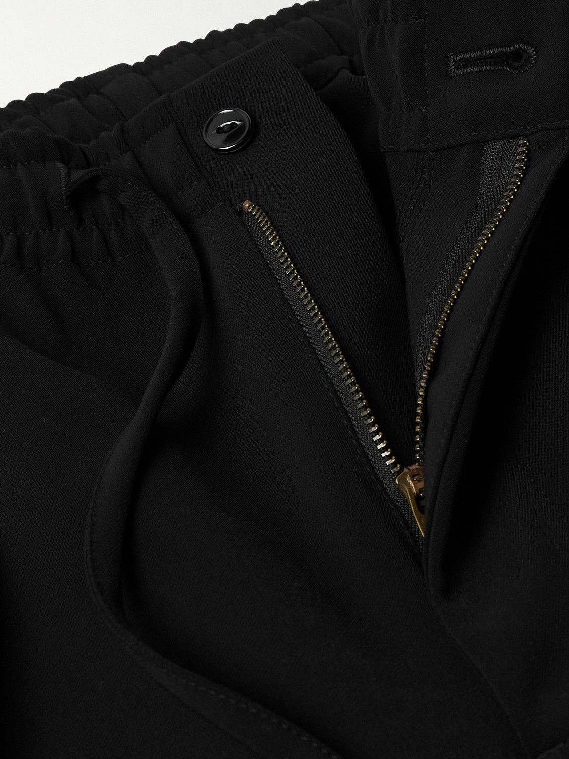 Straight-Leg Pants with Logo-Label