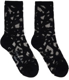 Yohji Yamamoto Black Transparent Socks