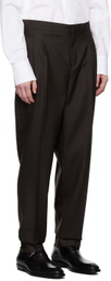 Mark Kenly Domino Tan Studio Brown Pai Trousers