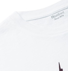 Hartford - Listen Local Printed Cotton-Jersey T-Shirt - White