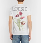 Loewe - Slim-Fit Printed Cotton-Jersey T-Shirt - Men - White
