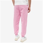 AMI Men's Tonal Small A Heart Sweat Pant in Candy Pink