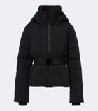 Perfect Moment Waisted belted down ski jacket