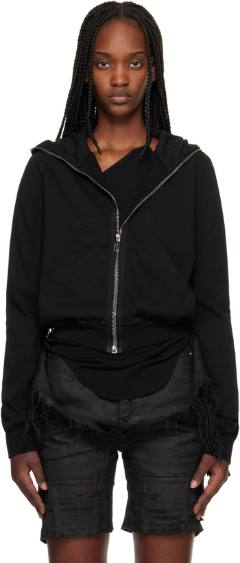 Photo: Rick Owens DRKSHDW Black Temple Small Hoodie