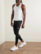 Nike Running - AeroSwift Slim-Fit Perforated Dri-FIT ADV Tank Top - White