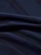 Castore - Logo-Print Striped Stretch-Jersey T-Shirt - Blue