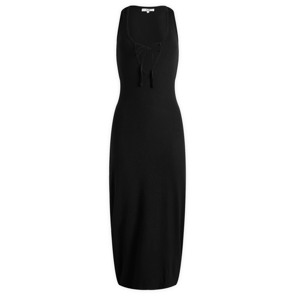 Joah Brown Women's Plunge Tie Midi Dress in Black
