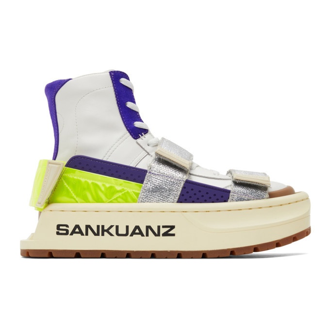 Photo: Sankuanz White Chunky Protector Sneakers