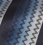 Missoni - 7cm Crochet-Knit Silk Tie - Blue