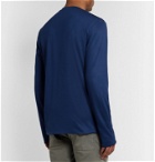 Sease - Reversible Cotton-Jersey Sweater - Blue