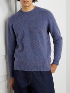 Howlin' - Shaggy Bear Brushed-Wool Sweater - Purple