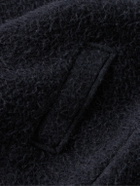 PIACENZA 1733 - Brushed Llama Wool-Blend Hooded Coat - Blue