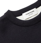 Thom Browne - Merino Wool-Blend Jacquard Sweater - Blue