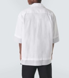 JW Anderson Layered cotton bowling shirt