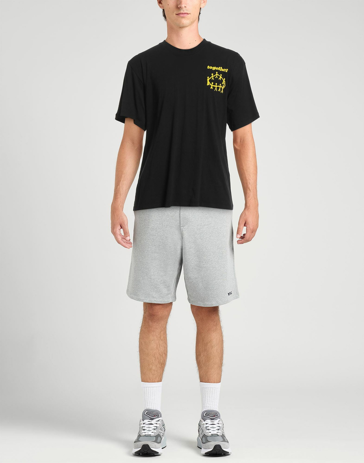 Sandro Mens T-shirt in Black