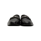 Etro Black Pegaso Loafers