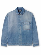 Jacquemus - Logo-Embroidered Denim Shirt - Blue