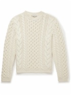 Gabriela Hearst - Geoffrey Cable-Knit Cashmere Sweater - Neutrals
