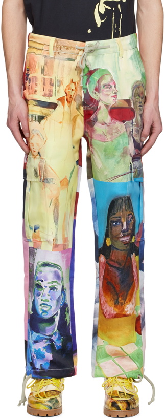Photo: KidSuper Multicolor 'Breathing Life Into The Inanimate' Cargo Pants