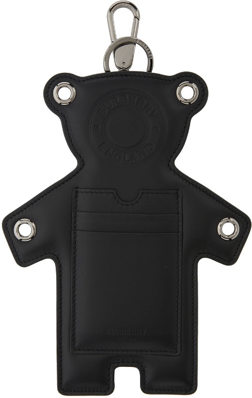Photo: Burberry Black Bear Motif Charm Keychain