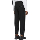 Yohji Yamamoto Black Zipper Pocket Trousers