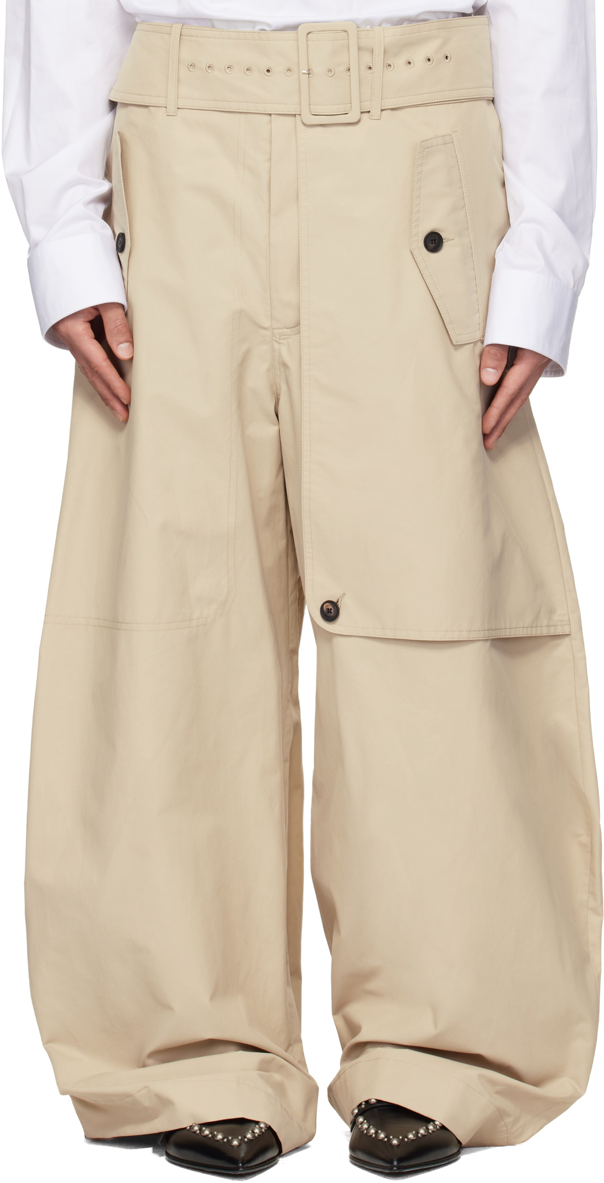 EGONlab Khaki Sami Trousers EGONlab