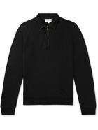 Derek Rose - Cotton and Modal-Blend Jersey Half-Zip Sweatshirt - Black