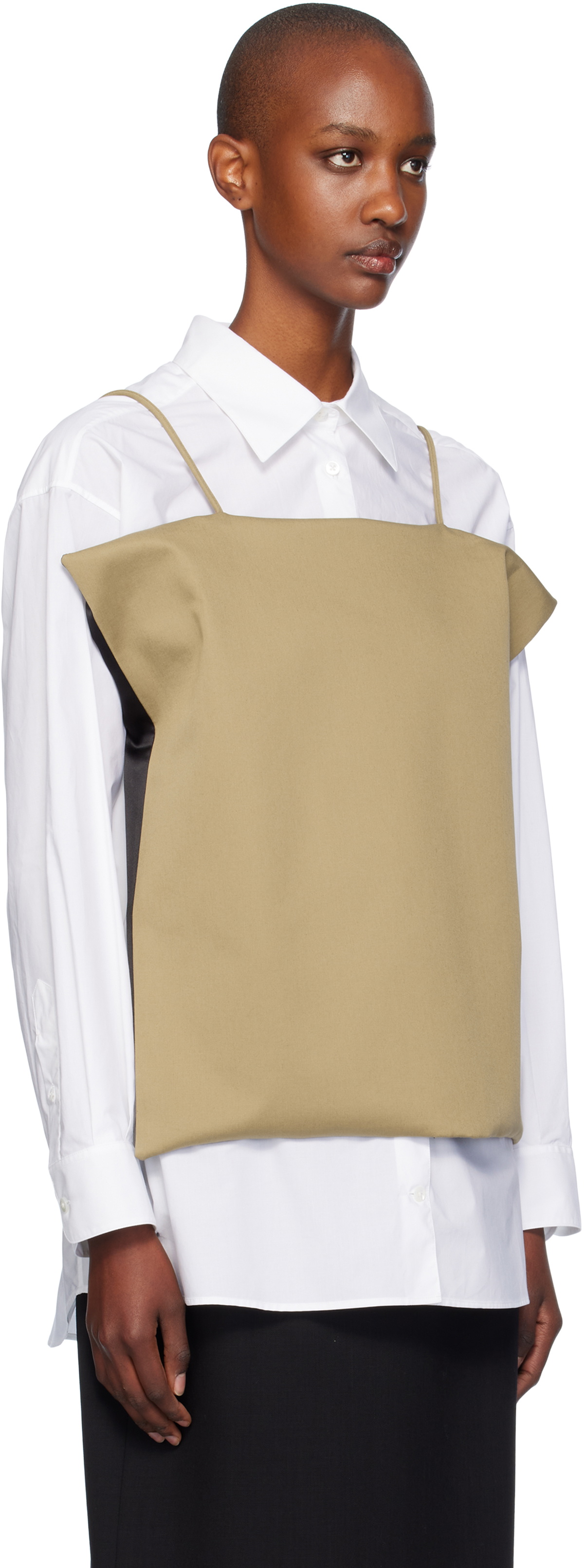 La Collection Beige Panarea Top