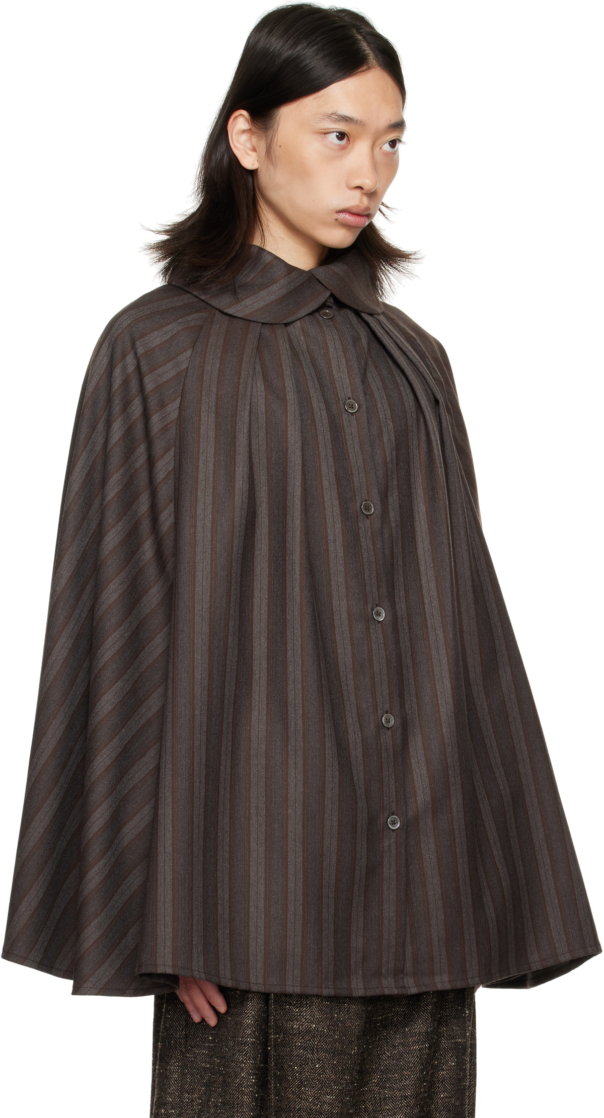 colbo Brown Cape Coat