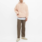 Drôle de Monsieur Men's Centre Logo Popover Hoody in Peach