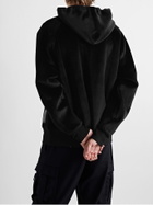 Y-3 - Velvet Zip-Up Hoodie - Black