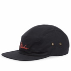 Maharishi Men's Embroidered 5 Panel Cap in Black 