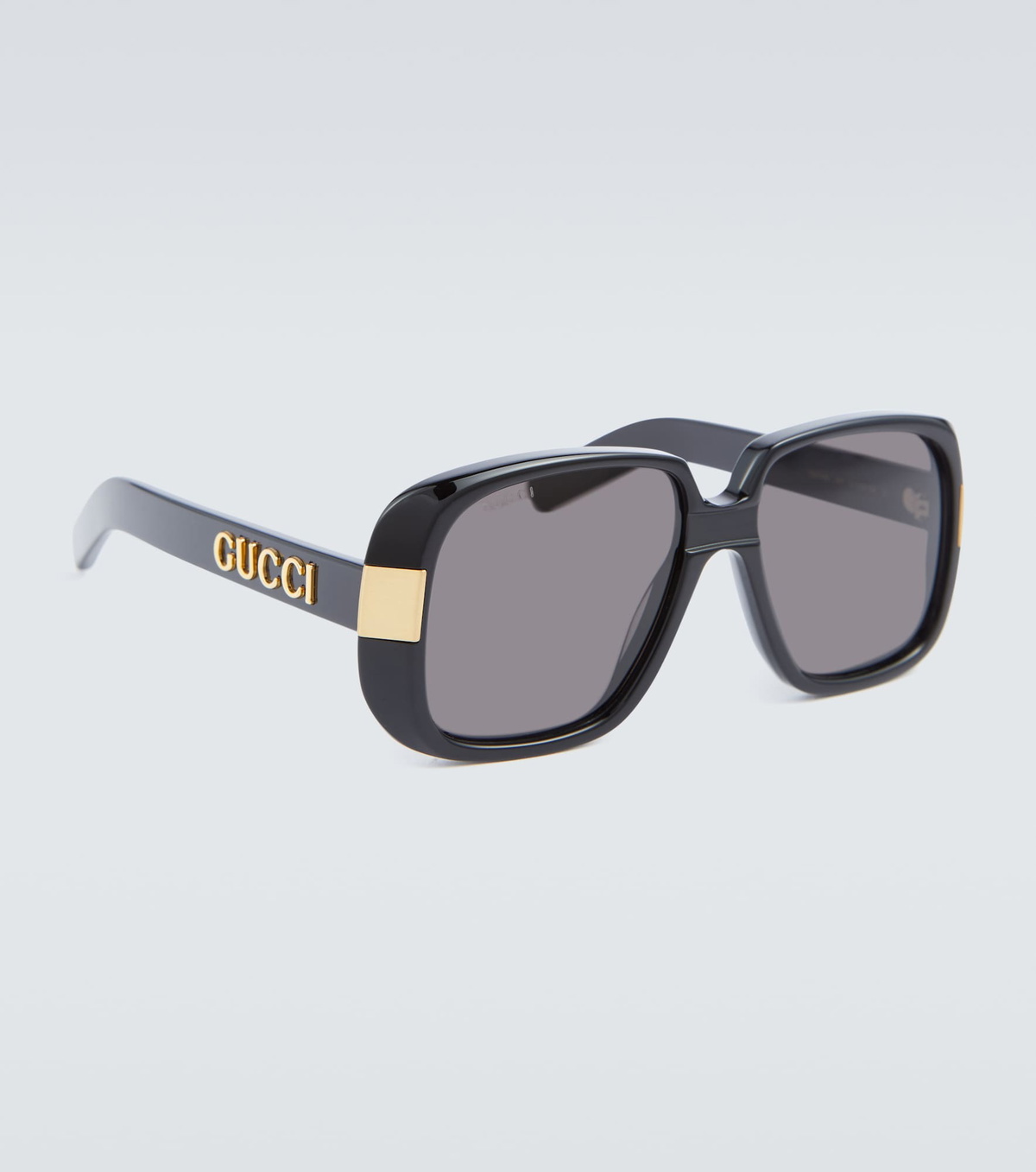 Gucci - Pineapple rectangle-frame sunglasses Gucci