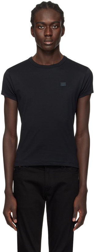 Photo: Acne Studios Black Fitted T-Shirt