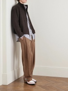 Small Talk - Brushed-Wool Jacket - Brown