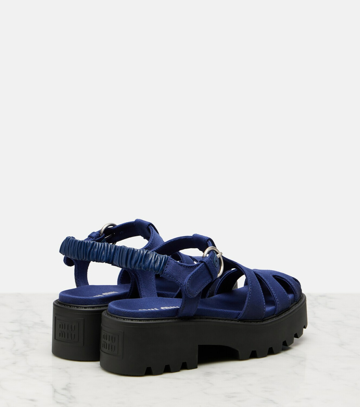 Miu Miu Platform slingback sandals