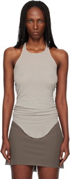 Rick Owens Off-White Temple Basic Rib Tank Top