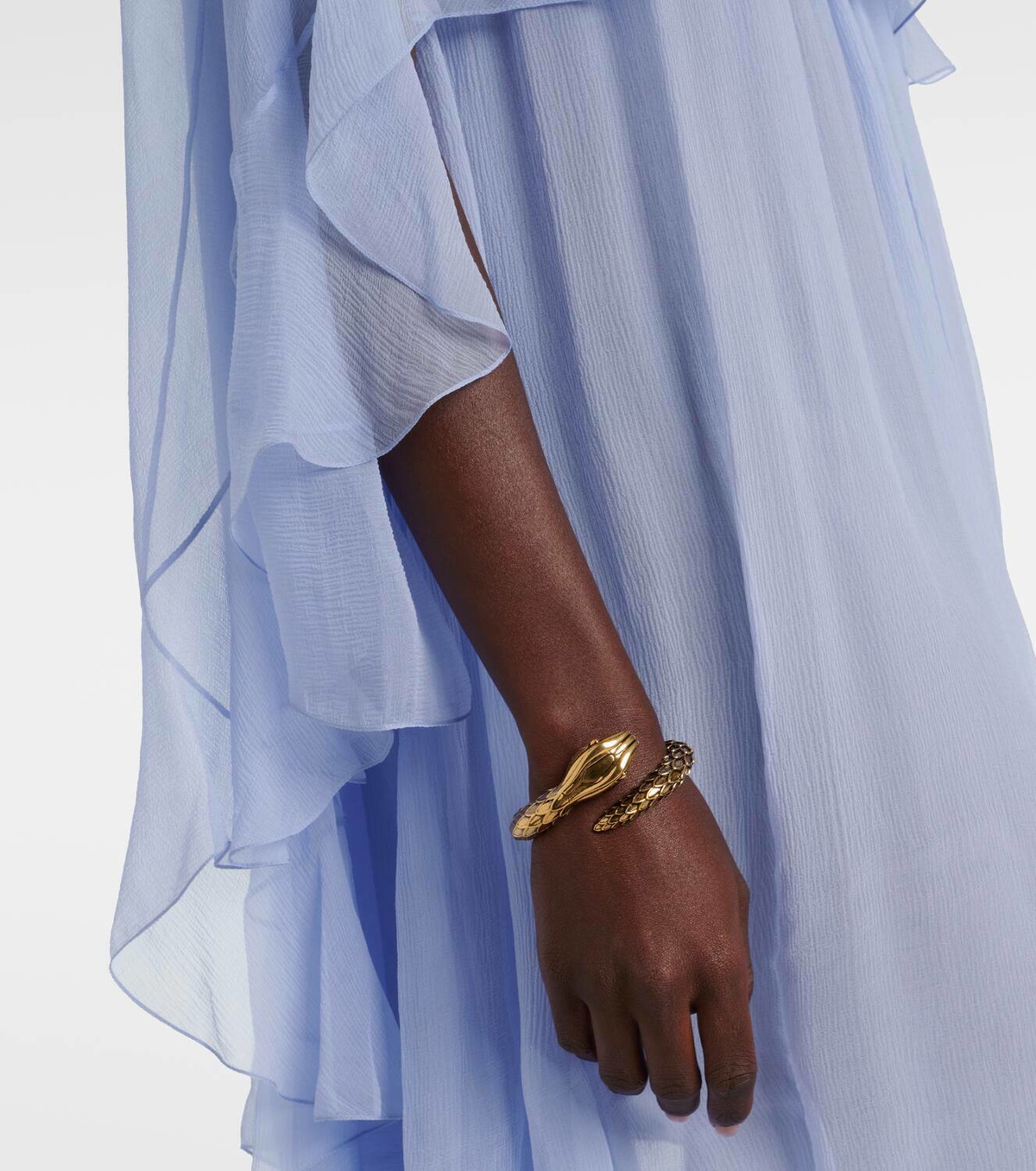 Chloé Script Small logo leather belt
