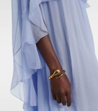 Chloé Script Small logo leather belt
