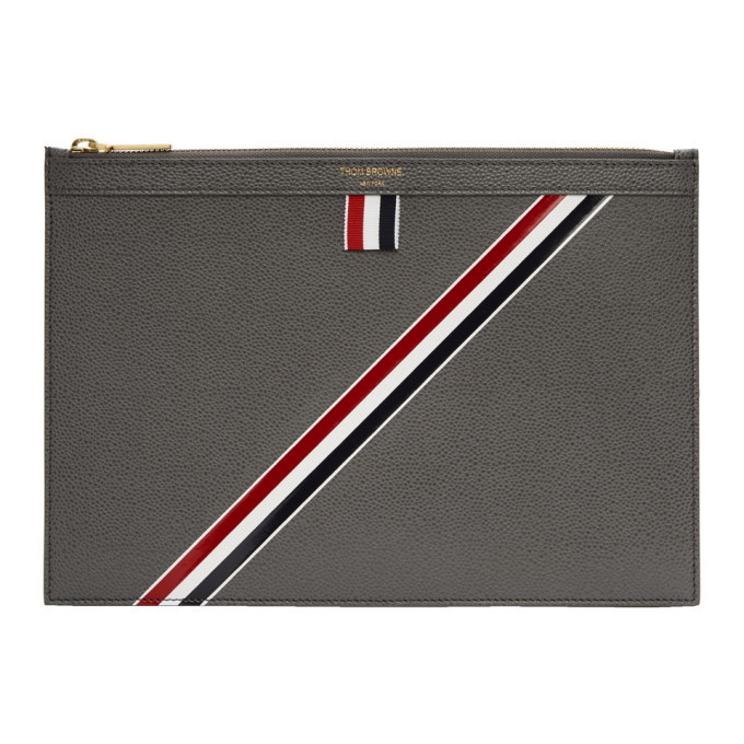 Photo: Thom Browne Grey Small Tablet Holder